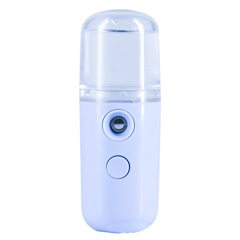 Portable Nano Mist Beauty Sprayer - USB Rechargeable Facial Steamer for Deep Hydration and Moisturizing