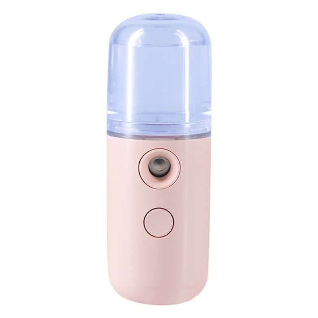 Portable Nano Mist Beauty Sprayer - USB Rechargeable Facial Steamer for Deep Hydration and Moisturizing